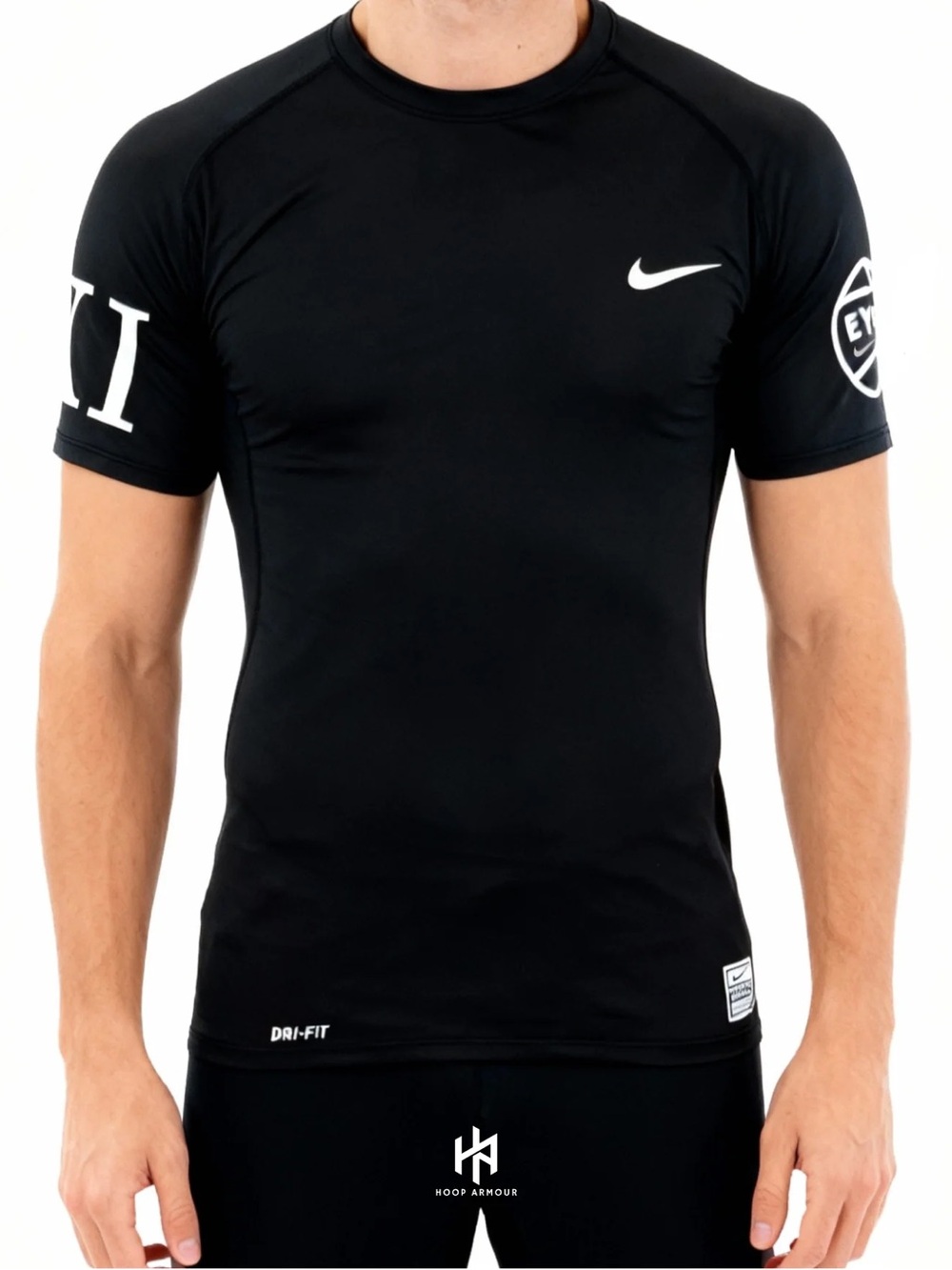 Nike EYBL Black Short-Sleeve Men’s Compression Shirt